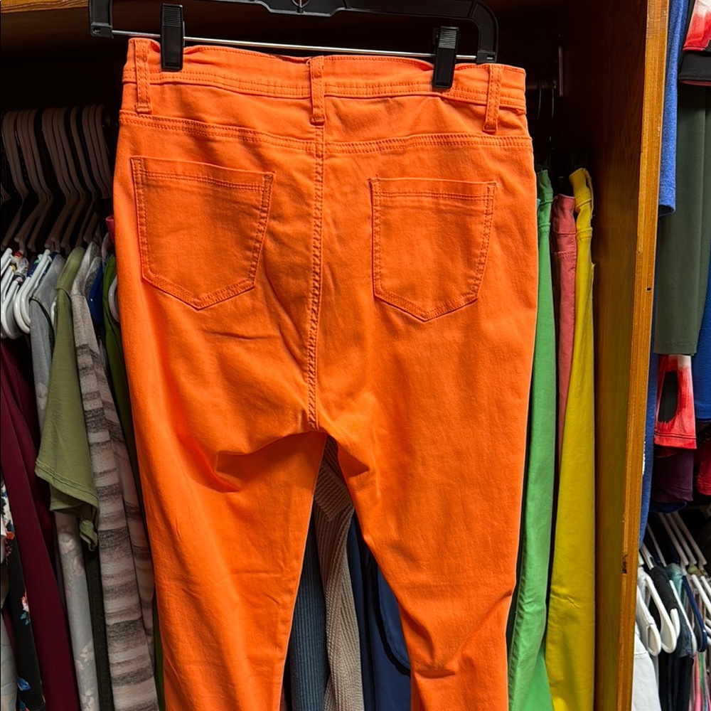 Vibrant Orange Jeans
